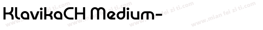KlavikaCH Medium字体转换